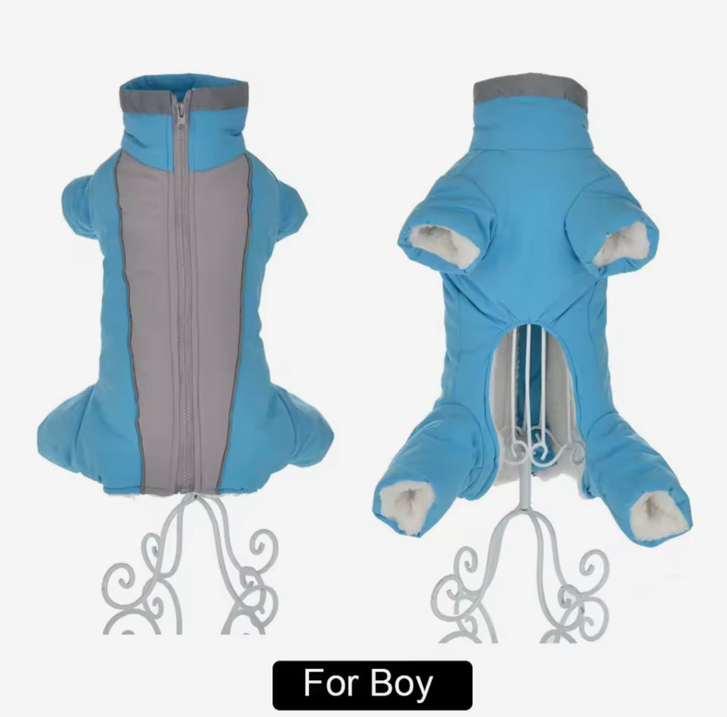 Blue & Red Jumpsuit Waterproof