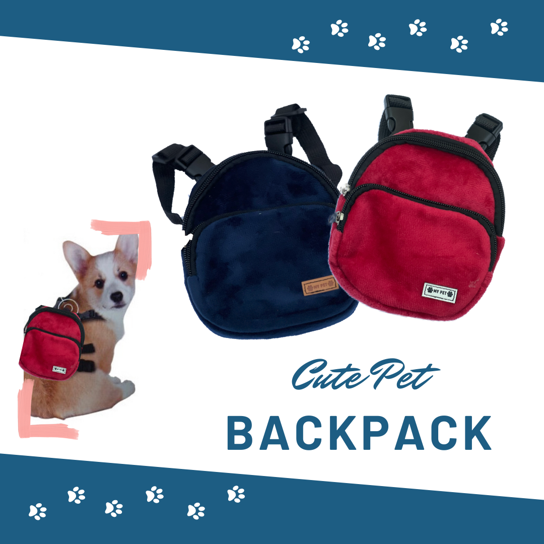 Pet Velour Backpack