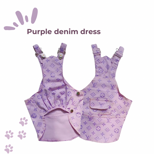 Purple Denim Fancy Dress