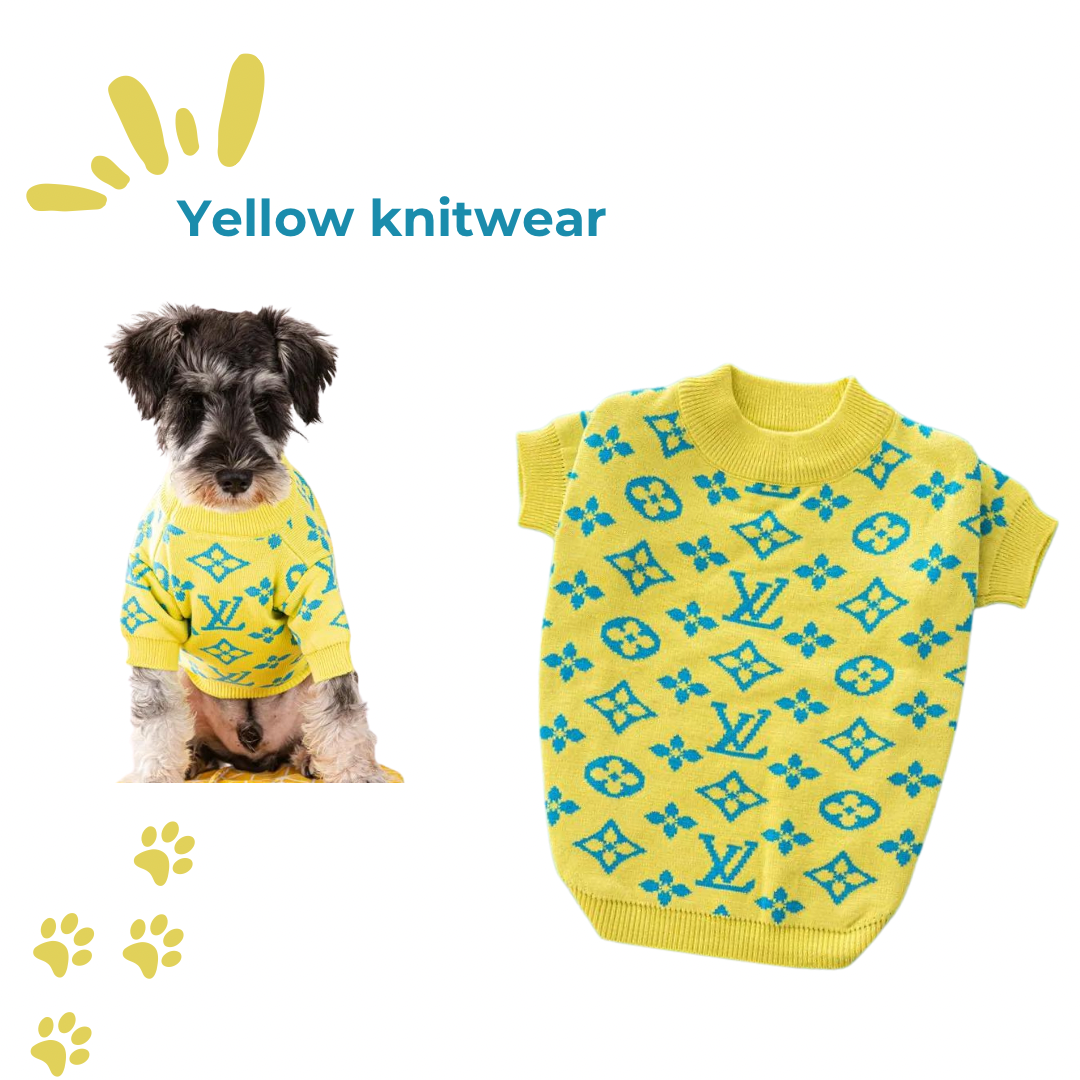 Yellow knitwear
