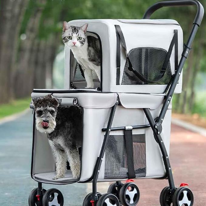 Gray stroller