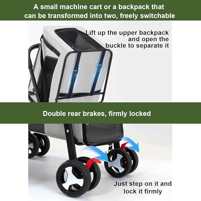 Gray stroller