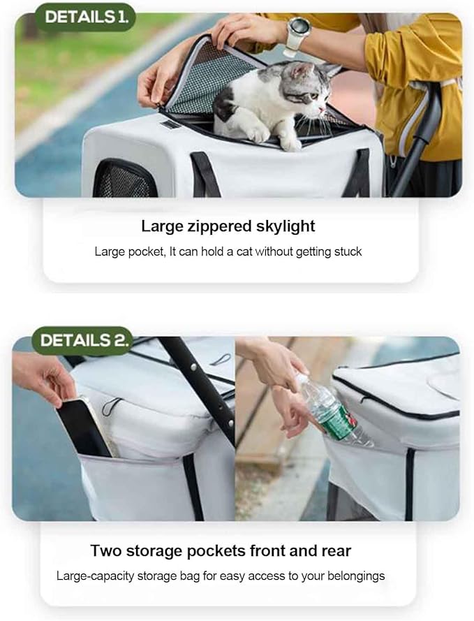 Gray stroller