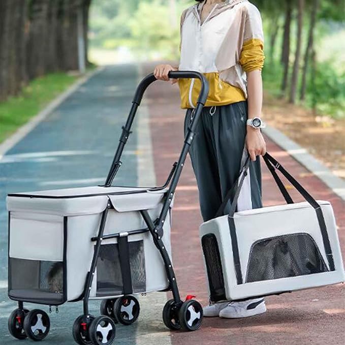 Gray stroller