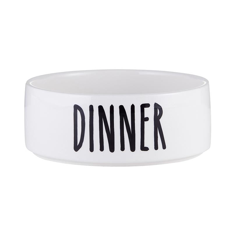 Ceramic pet bowl