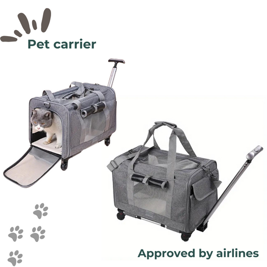 Pet carrier & trolley