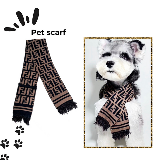 Pet scarf - brown