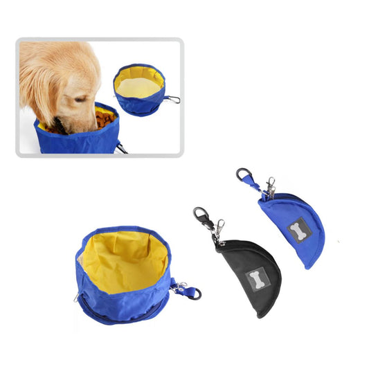 Foldable Portable Water & Food Bowl